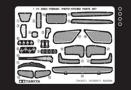 Tamiya 1/24 Enzo Ferrari Car w/Detail Up Parts Kit – Hobby Wheels