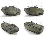 AFV Club Military 1/35 AAVC7C1 Assault Amphibian Vehicle Command Kit