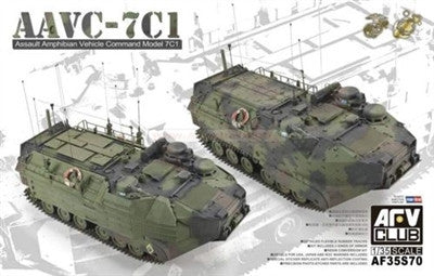 AFV Club Military 1/35 AAVC7C1 Assault Amphibian Vehicle Command Kit