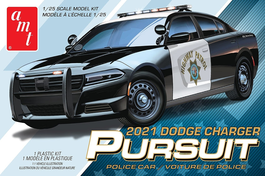 AMT 1/25 2021 Dodge Charger Police Pursuit Kit