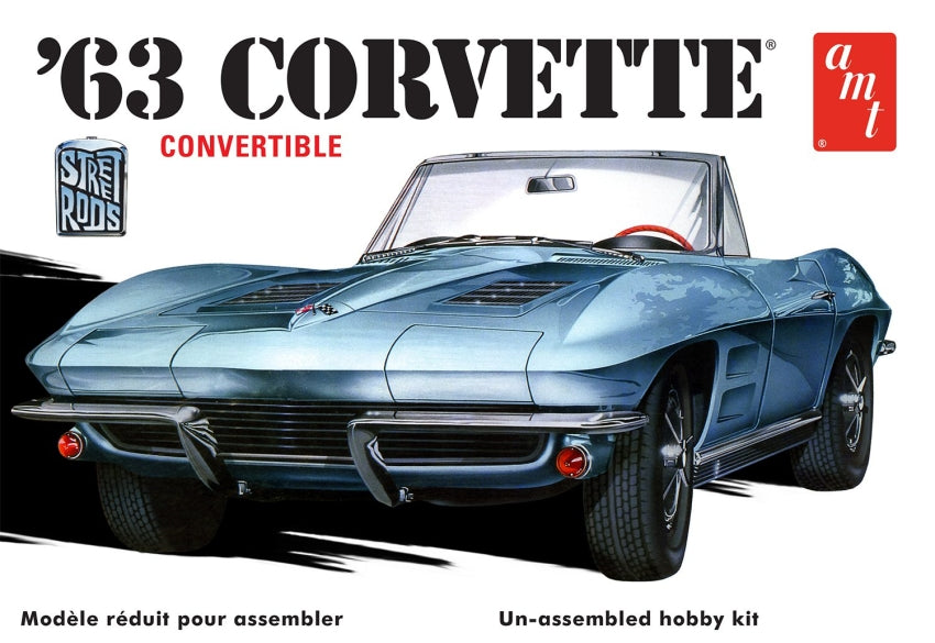 AMT 1/25 1963 Chevy Corvette Convertible Kit
