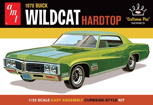 AMT Model Cars 1/25 1970 Buick Wildcat Hardtop Craftsman Plus Series Kit