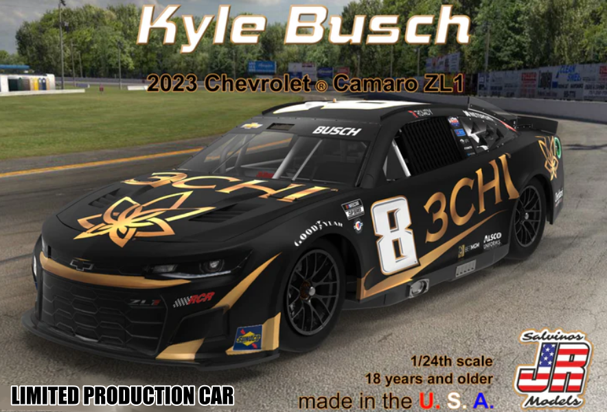 Salvino Jr 1/25 Kyle Busch 2023 NASCAR Chevrolet Camaro ZL1 Race Car (Primary Livery) (Ltd Prod) Kit