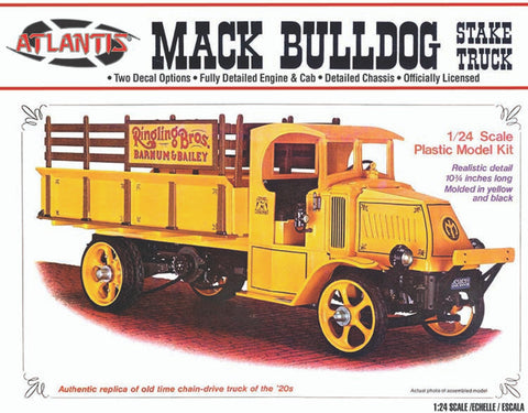 Atlantis Models 1/24 1926 Mack Bulldog Stake Truck (formerly Monogram) Kit
