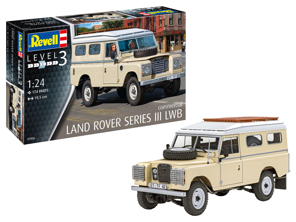 Revell Germany 1/24 Land Rover Series III LWB Commercial Vehicle Kit