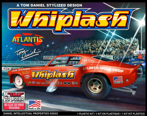 Atlantis Models 	1/32 Tom Daniel's Whiplash Camaro Funny Car (Snap) (formerly Monogram) Kit