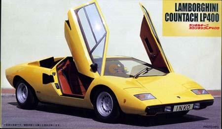 Fujimi 1/24 Lamborghini Countach LP400 Sports Car Kit