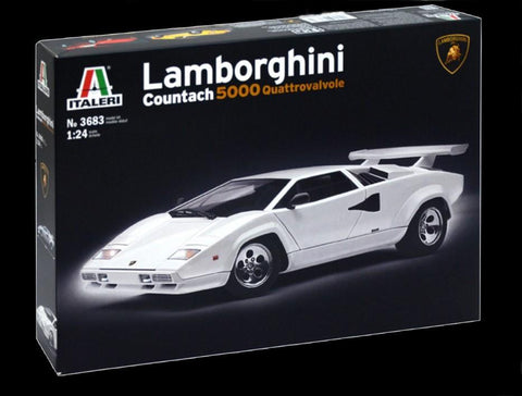 Italeri 1/24 Lamborghini Countach 5000 Quattrovalvole Sports Car Kit