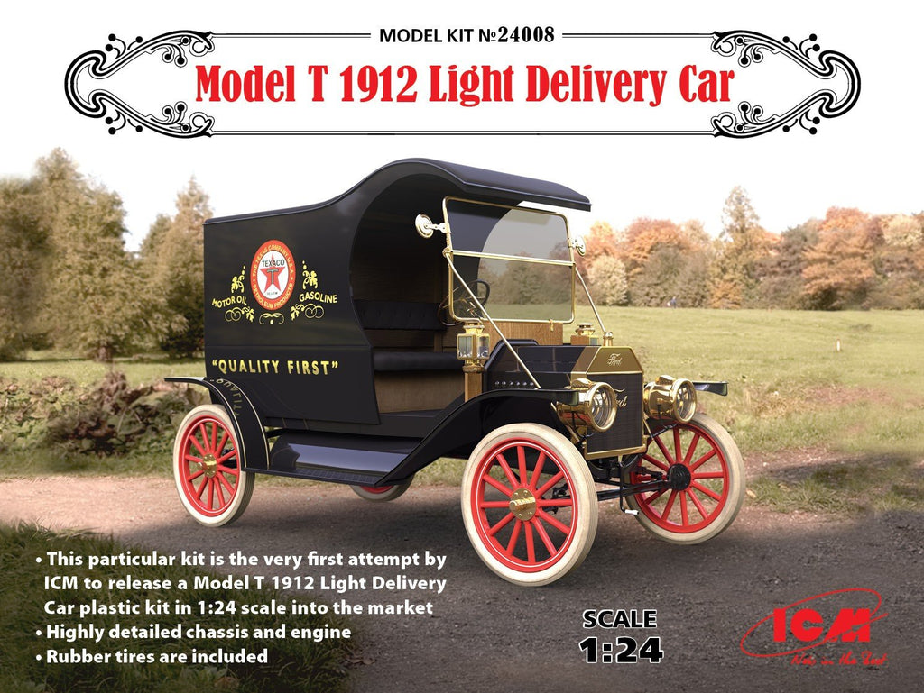 ICM 1/24 Model T 1912 Light Delivery Car Kit