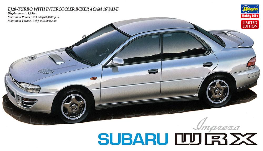 Hasegawa Model Cars 1/24 Subaru Impreza WRX 4-Door Sedan (Ltd Edition) Kit