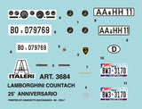 Italeri 1/24 Lamborghini Countach 25th Anniversary Kit