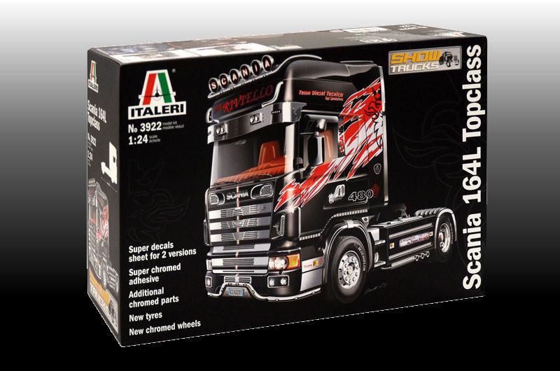 Italeri 1/24 Scania 164L Topclass w/Chromed Parts Kit