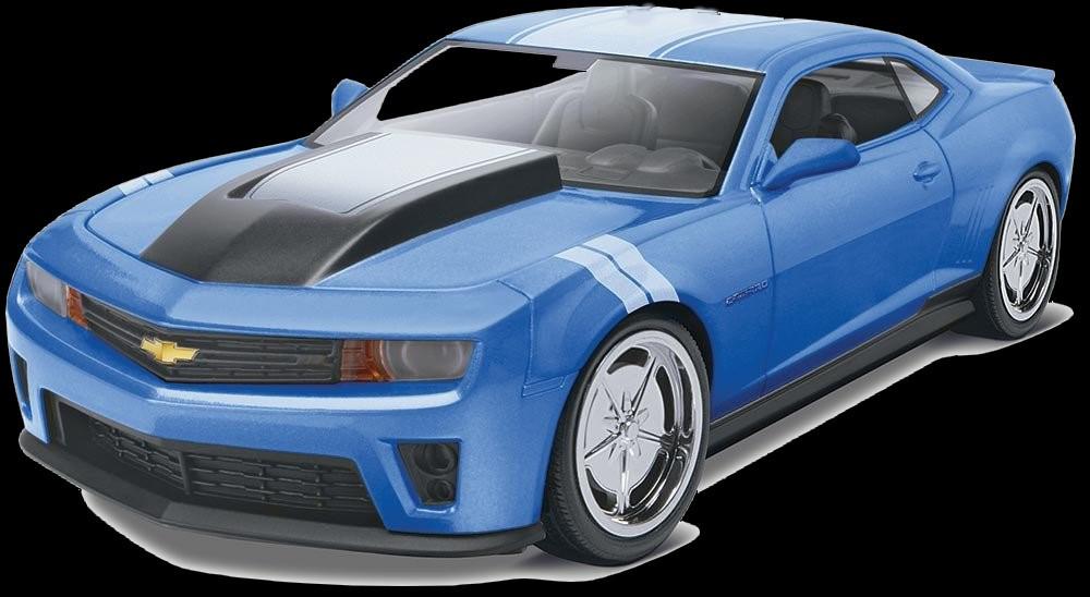 Revell-Monogram Cars 1/25 2014 Mustang GT (Silver w/Blue Stripe) Kit