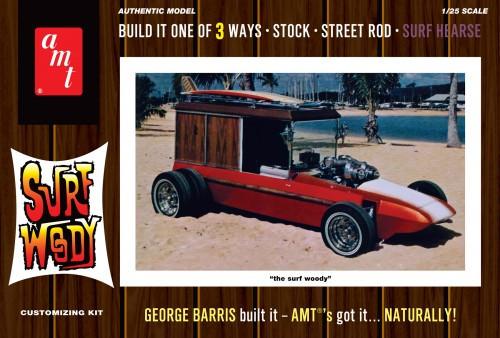 AMT Model Cars 1/25 George Barris Surf Woody (Orange) Kit