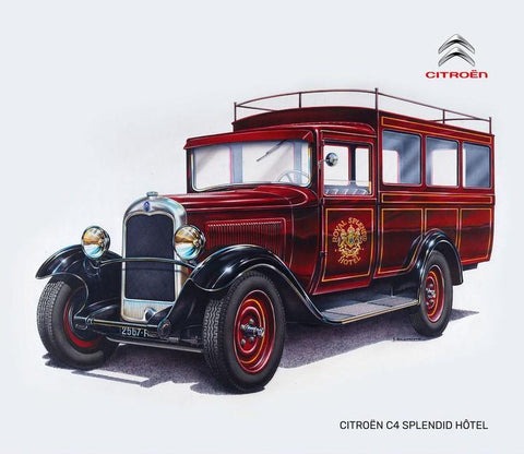 Heller Model Cars 1/24 Citroen C4 Royal Splendid Hotel Mini Bus Kit Media 1 of 1