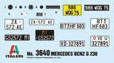 Italeri 1/24 Mercedes Benz G230 SUV Kit