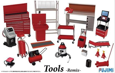 Fujimi 1/24 Garage Tool Set - Remix Kit