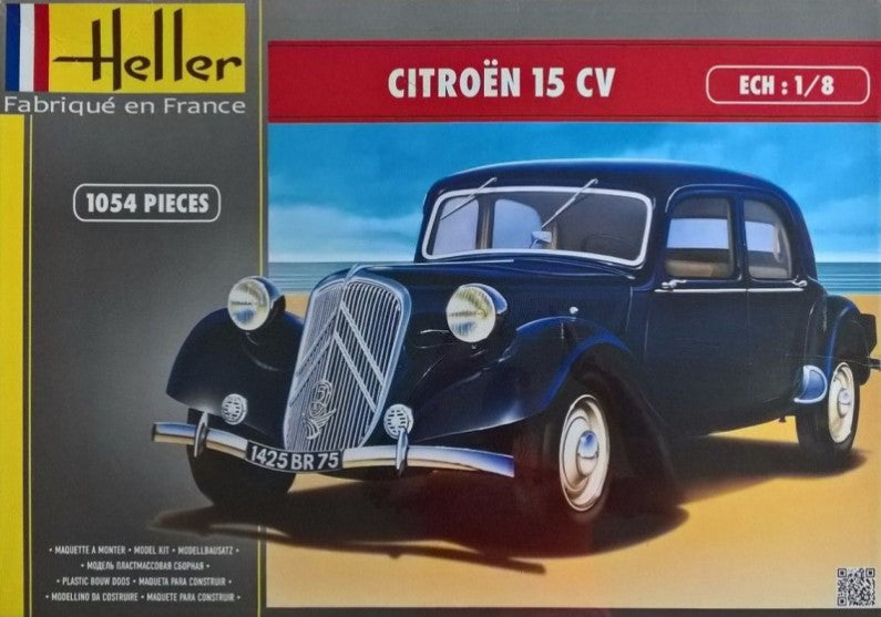 Heller Model Cars 1/8 Citroen 15CV 4-Door Sedan Car Kit