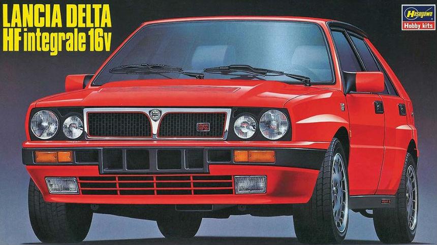 Hasegawa Car Models 1/24 Lancia Delta HF Integrale 16v 4-Door Car Ltd. Edition Kit