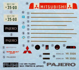 Fujimi 1/24 Mitsubishi Pajero Full-Option SUV Kit