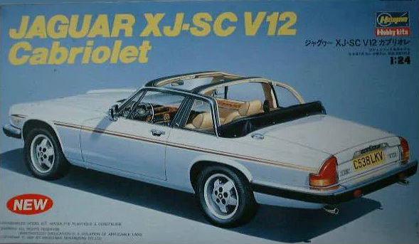 Hasegawa Model Cars 1/24 Jaguar XJ-SC V12 Convertible Kit