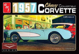 AMT 1/25 1957 Chevy Corvette Convertible (White) Cindy Lewis Car Culture Diorama Kit