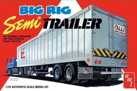 AMT Model Cars 1/25 Big Rig Semi Trailer Kit