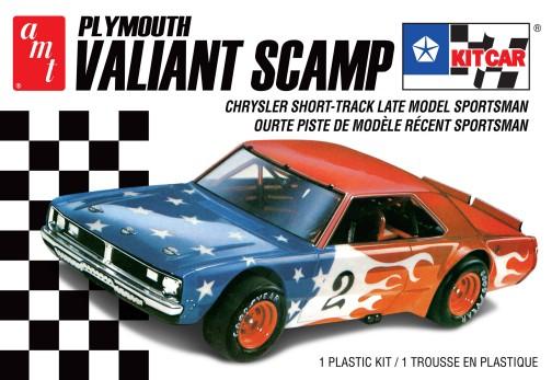 AMT Model Cars 1/25 Plymouth Valiant Scamp Kit Race Car Kit