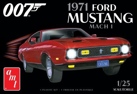 AMT 1/25 James Bond 1971 Ford Mustang Mach I Car Kit