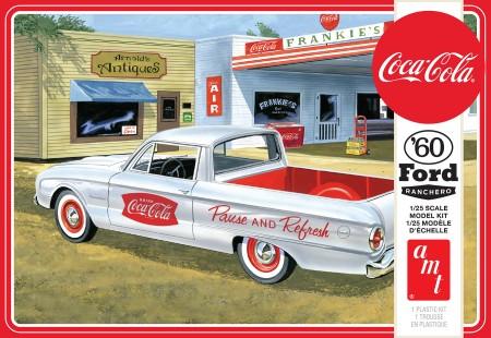 AMT Model Cars 1/25 1960 Ford Ranchero Truck w/Coke Chest Kit