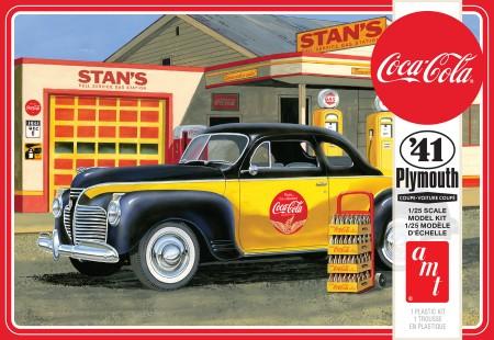 AMT 1/25 Coca-Cola 1941 Plymouth Coupe Car w/Coke Crates Kit
