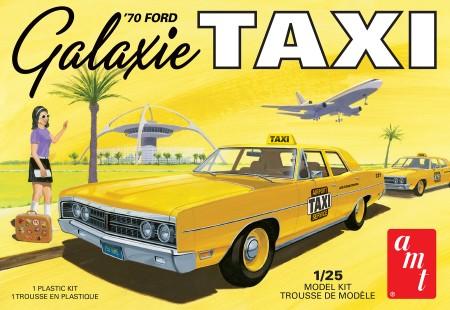 AMT Model Cars 1/25 1970 Ford Galaxie Taxi Kit