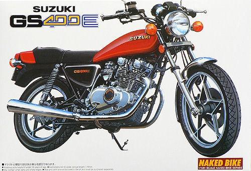 Aoshima 1/12 1981 Suzuki GSX400E II Motorcycle Kit