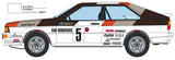 Italeri Model Cars 1/24 Audi Quattro Rally Kit