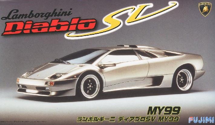 Fujimi 1/24 Lamborghini Diablo SV MY99 Sports Car Kit