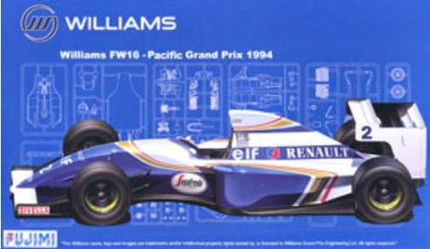 Fujimi 1/20 1994 Williams FW16 GP21 Pacific Grand Prix Race Car Kit