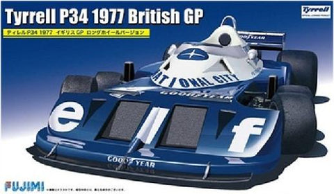 Fujimi 1/20 Tyrrell P34 1977 British Grand Prix Race Car (New Tool) Kit