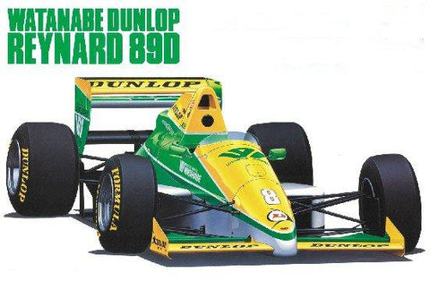 Hasegawa Model Cars 1/24 Waranabe Dunlop Reynard 89D 1989 Japan F3000 Championship Race Car Kit