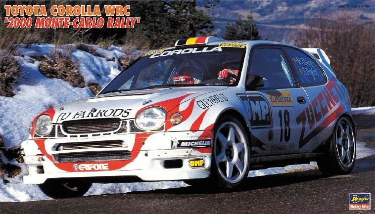 Hasegawa 1/24 Toyota Corolla WRC 2000 Monte-Carlo Rally Race Car Ltd Edition Kit