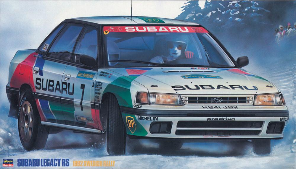 Hasegawa Model Cars 1/24 Subaru Legacy RS 1992 Swedish Rally Kit
