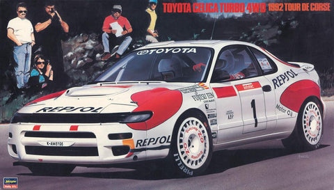 Hasegawa Model Cars 1/24 Toyota Celica Turbo 4WD 1992 Tour De Corse Kit