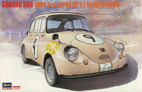 Hasegawa Model Cars 1/24 Subaru 360 1964 2nd Japan GP T-I Class Winner Race Car Ltd. Edition Kit