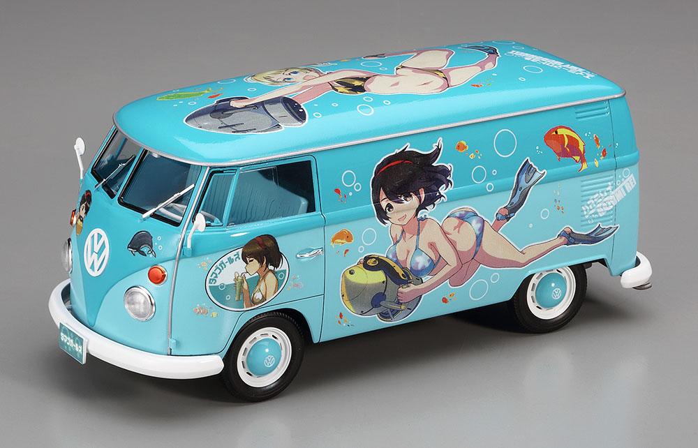 Hasegawa Model Cars1/24 Volkswagen Type 2 Delivery Van "Egg Girls Summer Paint 2017" Limited Edition Kit