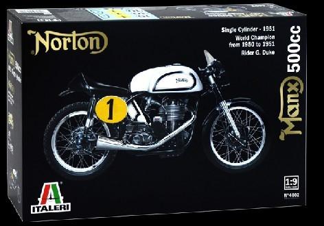 Italeri 1/9 1951 Norton Manx 500cc Motorcycle Kit