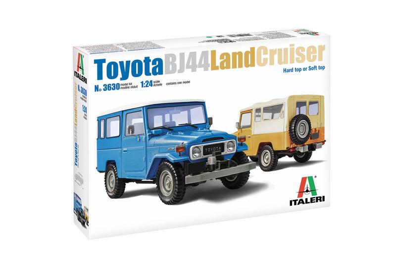 Italeri Model Cars 1/24 Toyota BJ44 Land Cruiser (Build Soft or Hardtop Version) Kit