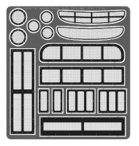 Model Car Garage 1/24-1/25 2000-01 Monte Carlo Stock Car Grille & Duct Works Set (Photo Etch)