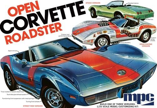 MPC 1/25 1975 Chevy Corvette Convertible Roadster Kit