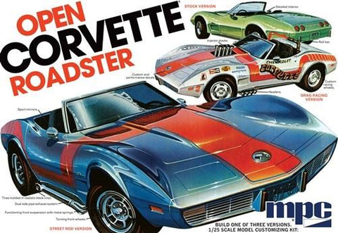 MPC 1/25 1975 Chevy Corvette Convertible Roadster Kit