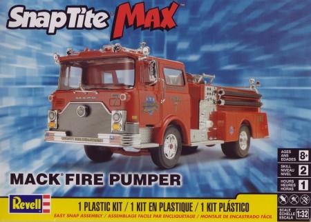 Revell-Monogram Cars 1/32 Mack Fire Engine Pumper Truck Snap Kit