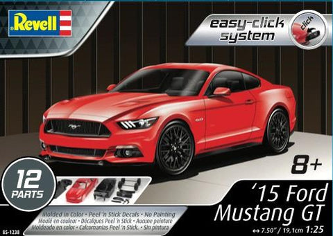 Revell-Monogram Model Cars 1/25 2015 Ford Mustang GT (Red) Kit